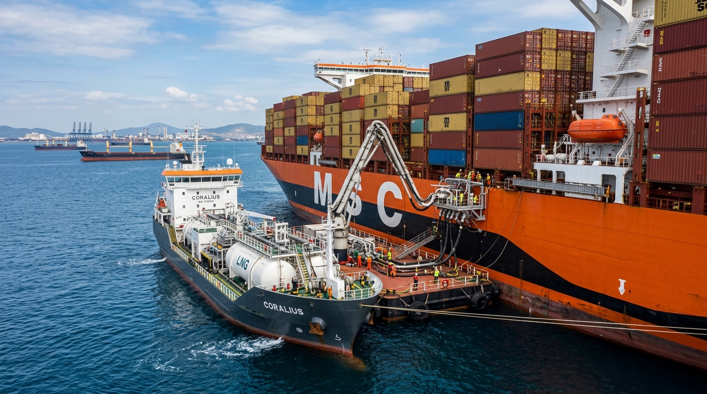 Malacca Strait Ship-to-Ship (STS) LNG Bunkering